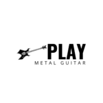 Play Metal Guitar Logo 1 (Black Text)