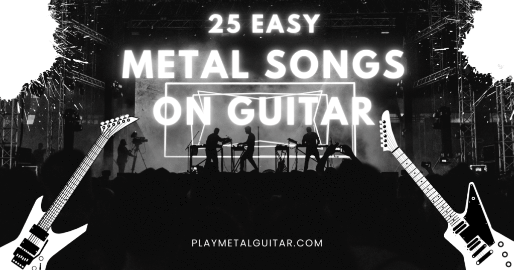 Easy metal songs on guitar featured image